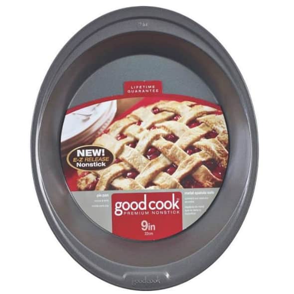 Good Cook 04035 Premium Bakeware Pie Pan, Non Stick, 9" Bed Bath